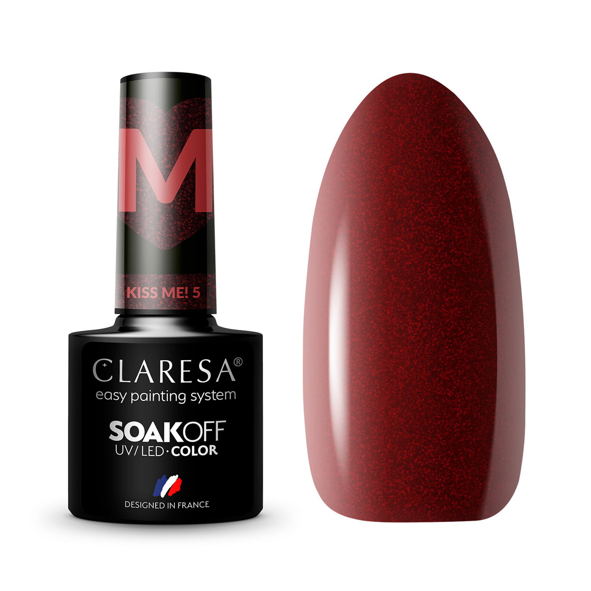 Гел лак Claresa Kiss Me! 5,0,LilaCare Bulgaria