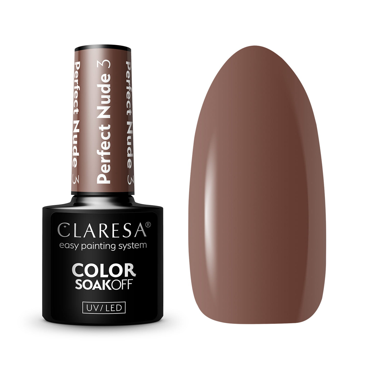 Гел лак Claresa PERFECT Nude 3,0,LilaCare Bulgaria