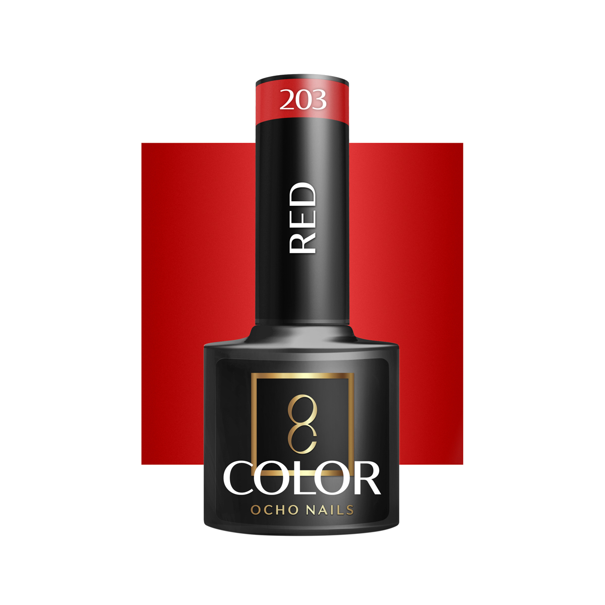 Гел лак OCHO NAILS red 203,0,LilaCare Bulgaria