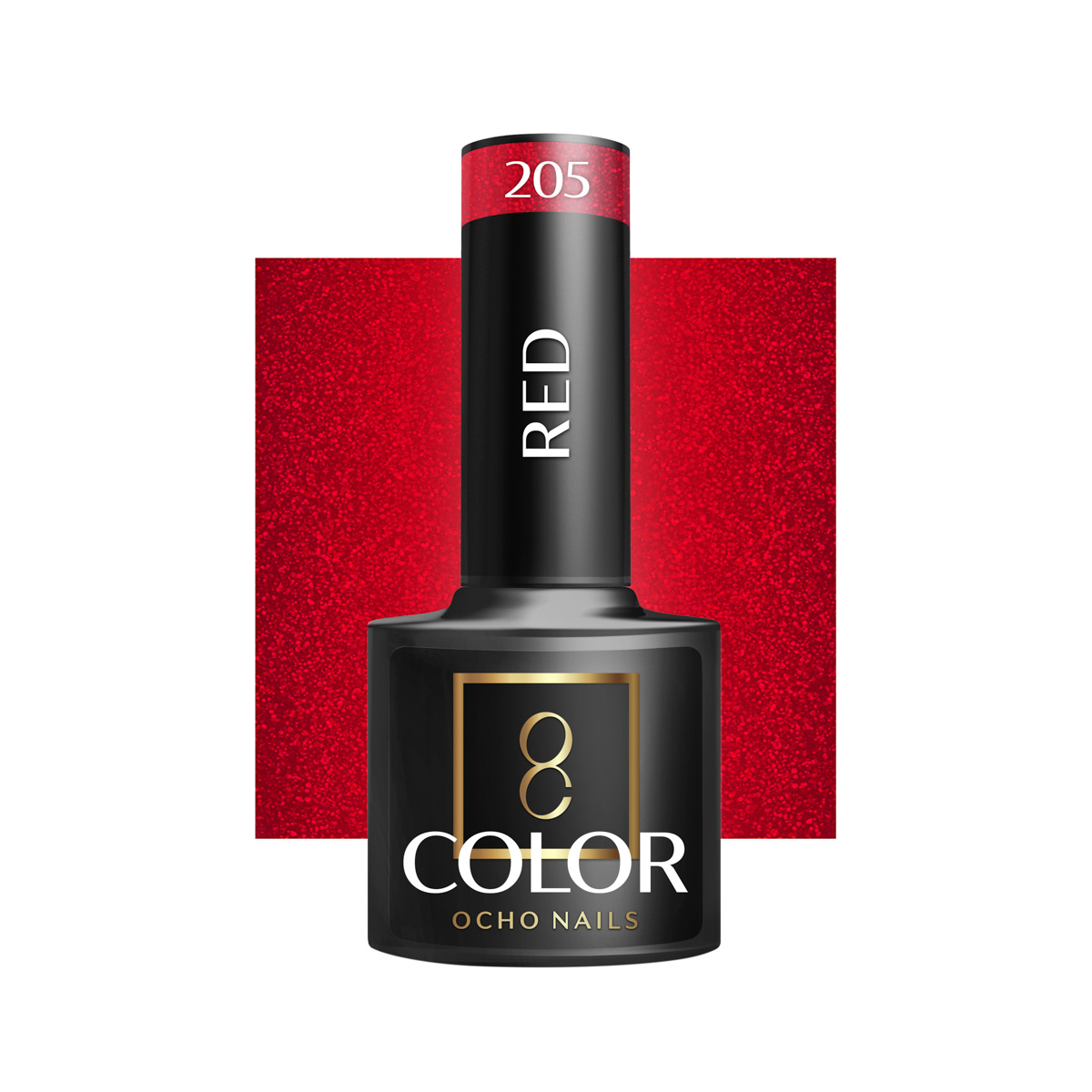 Гел лак OCHO NAILS red 205,0,LilaCare Bulgaria