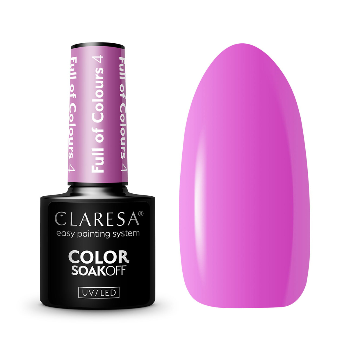 CLARESA Full of colours Hybrid Polish 4 -5g,0,LilaCare Bulgaria