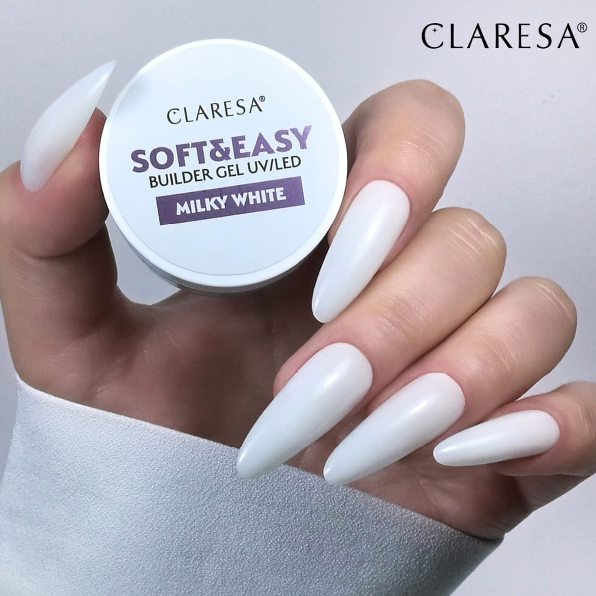 Гел за изграждане Soft & Easy milk Бял 45 гр,4,LilaCare Bulgaria