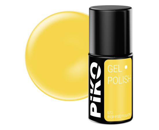 Гел лак за нокти Piko, 7 гр, 072 Inspired Yellow,1,LilaCare Bulgaria