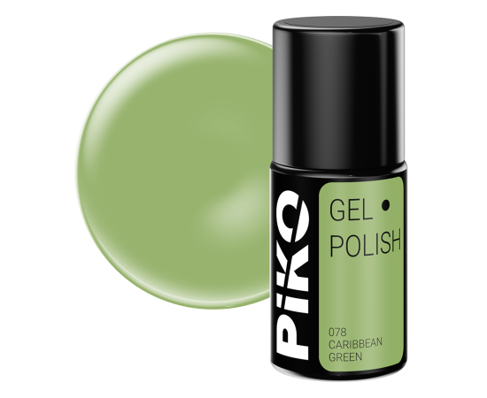 Гел лак за нокти Piko, 7 гр, 078 Caribbean Green,1,LilaCare Bulgaria