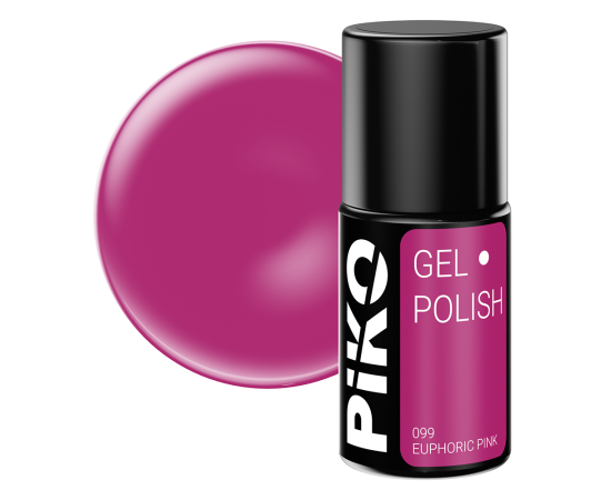 Гел лак за нокти Piko, 7 гр, 099 Euphoric Pink,1,LilaCare Bulgaria