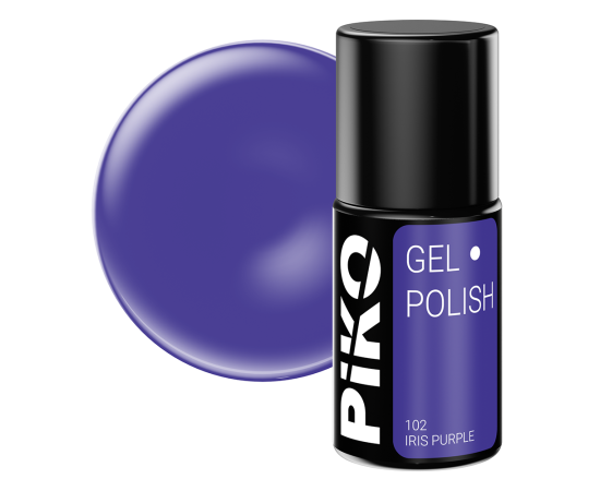 Гел лак за нокти Piko, 7 гр, 102 Iris Purple,1,LilaCare Bulgaria