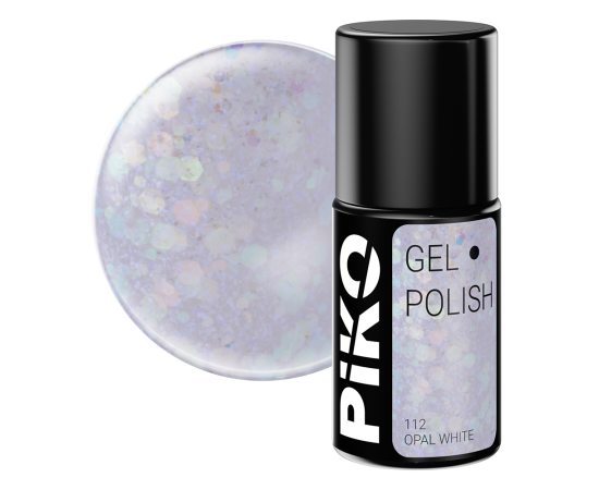 Гел лак за нокти Piko, 7 гр, 112 Opal White,1,LilaCare Bulgaria