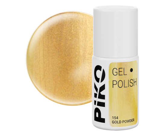 Гел лак Piko, 7гр, 154 Gold Powder,1,LilaCare Bulgaria