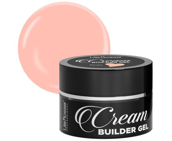 Гел за изграждане Lila Rossa Cream Builder Gel Beige 15 гр,1,LilaCare Bulgaria