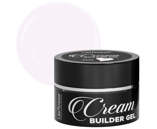 Гел за изграждане Lila Rossa Cream Builder Gel Milky White 15 гр,1,LilaCare Bulgaria