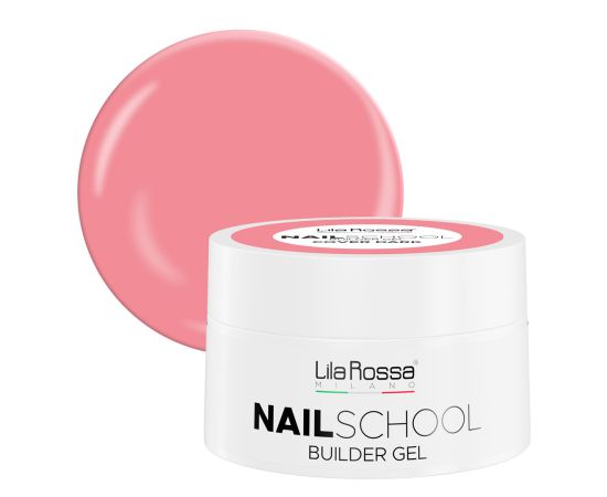 Гел за изграждане Lila Rossa NailSchool 15 гр Cover Dark,1,LilaCare Bulgaria