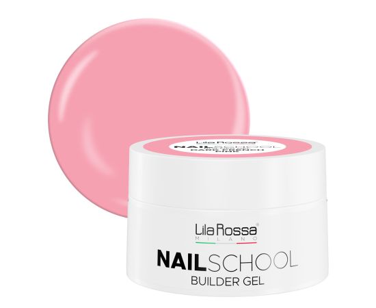 Гел за изграждане Lila Rossa NailSchool 15 гр Dark French Pink,1,LilaCare Bulgaria