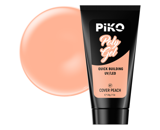 Полигел PIKO polygel color 30 гр 07 Cover Peach,1,LilaCare Bulgaria