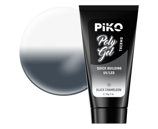 Полигел PIKO polygel color 30 гр 15 Black Chameleon,1,LilaCare Bulgaria