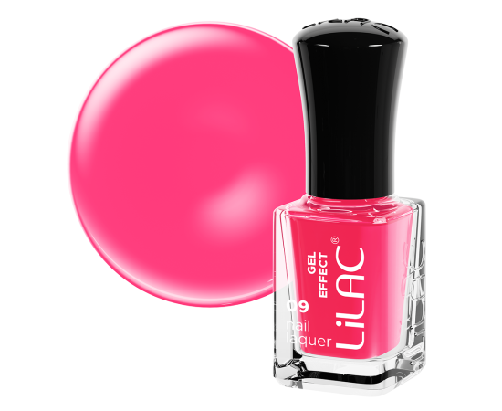 Lilac лак за нокти гел ефект 6 гр, Pink,1,LilaCare Bulgaria