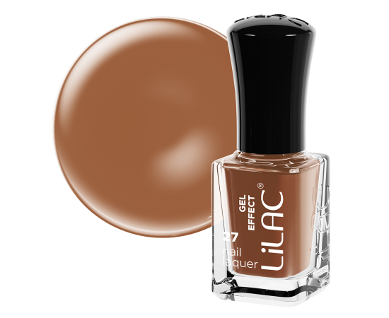 Lilac лак за нокти гел ефект 6 гр, Brown,1,LilaCare Bulgaria