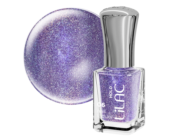 Lilac лак за нокти Holo 6 гр H06,1,LilaCare Bulgaria