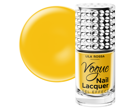 Lila Rossa Vogue лак за нокти с гел ефект 10 мл 008 Yellow,1,LilaCare Bulgaria