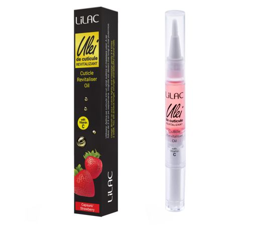 Масло за кутикули Lilac тип молив STRAWBERRY 3 мл,1,LilaCare Bulgaria