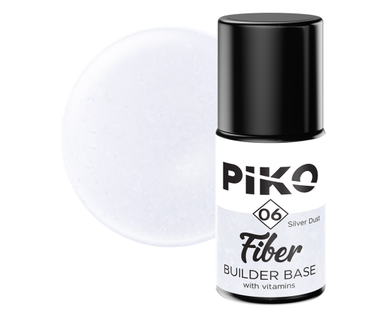 База с витамини, Piko, Fiber builder base, 7 мл, Silver Dust,1,LilaCare Bulgaria