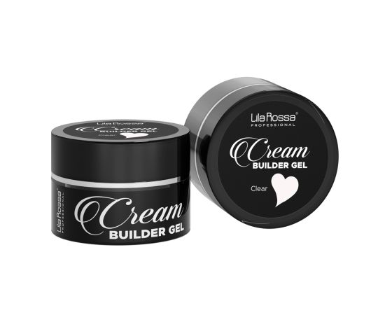 Гел за изграждане Lila Rossa Cream Builder Gel Clear 15 гр,1,LilaCare Bulgaria