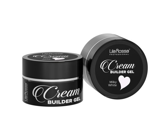 Гел за изграждане Lila Rossa Cream Builder Gel Milky White 15 гр,1,LilaCare Bulgaria