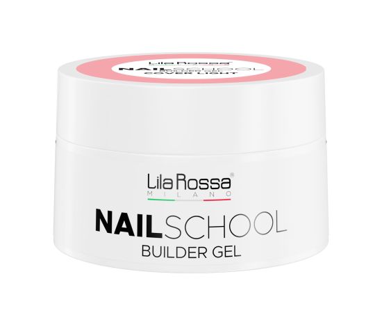 Гел за изграждане Lila Rossa NailSchool 15 гр Cover Light,1,LilaCare Bulgaria