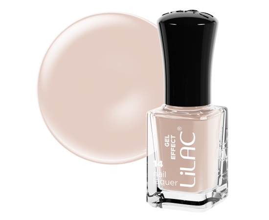 Комплект с обикновен лак за нокти Lilac, Gel Effect 2, 12 части, 6 цвята, 6 течности за подготовка,13,LilaCare Bulgaria