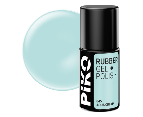 Rubber PIKO гел лак 7 мл Aqua Cream,1,LilaCare Bulgaria