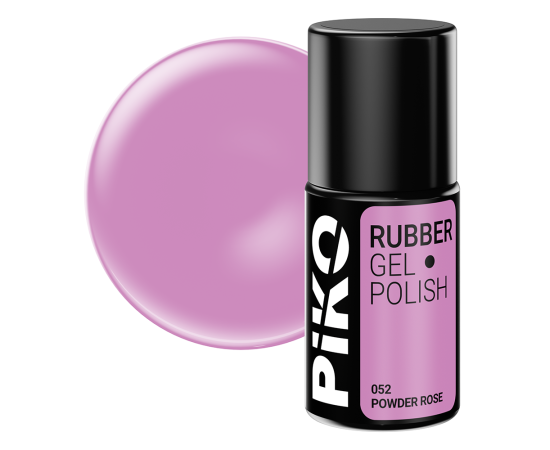 Rubber PIKO гел лак 7 мл Podwer Rose,1,LilaCare Bulgaria