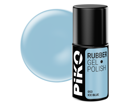 Rubber PIKO гел лак 7 мл Ice Blue,1,LilaCare Bulgaria