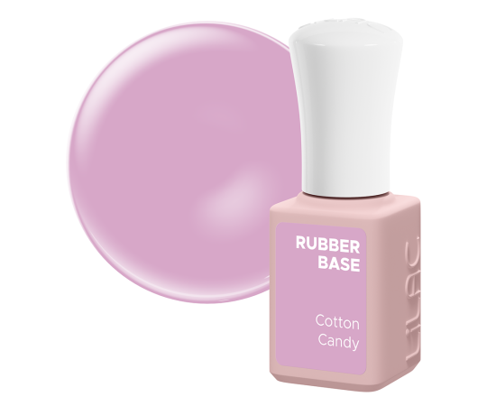 Гел лак Lilac Rubber Base Cotton Candy,1,LilaCare Bulgaria