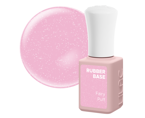 Гел лак Lilac Rubber Base Fairy Puff,1,LilaCare Bulgaria