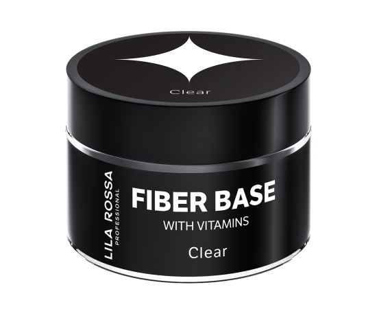 База Гел за нокти Lila Rossa Fiber Base c Vitamin Clear,1,LilaCare Bulgaria