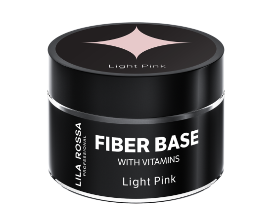 База Гел за нокти Lila Rossa Fiber Base c Vitamin Light Pink,1,LilaCare Bulgaria