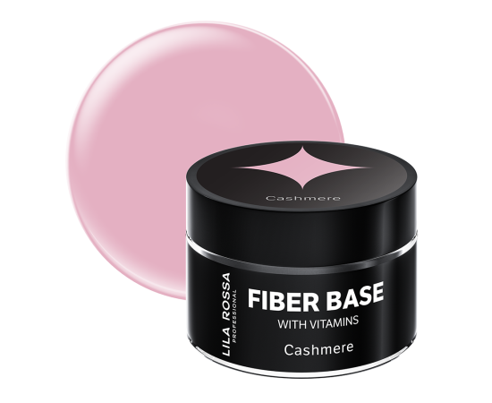 База Гел за нокти Lila Rossa Fiber Base c Vitamin Cashmere,1,LilaCare Bulgaria