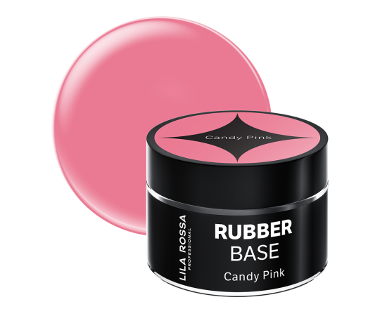 База Гел за нокти Lila Rossa Rubber Base Candy Pink,1,LilaCare Bulgaria