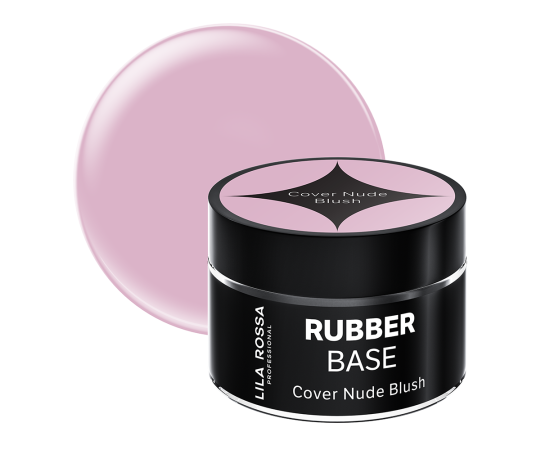 База Гел за нокти Lila Rossa Rubber Base Cover Nude Blush,1,LilaCare Bulgaria