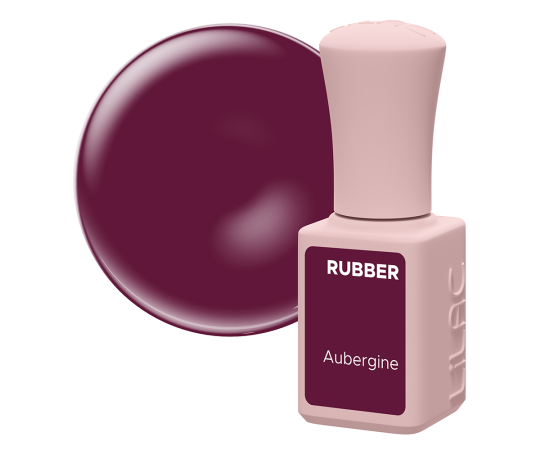 Гел лак Lilac Rubber Aubergine,1,LilaCare Bulgaria