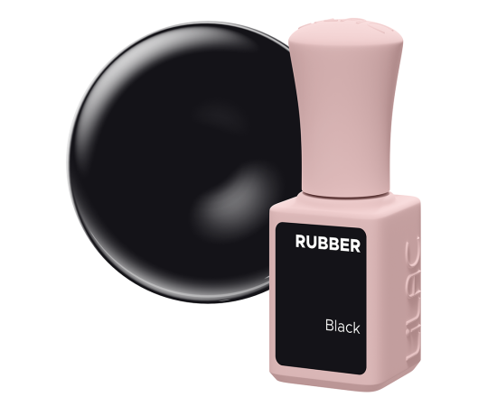 Гел лак Lilac Rubber Black,1,LilaCare Bulgaria