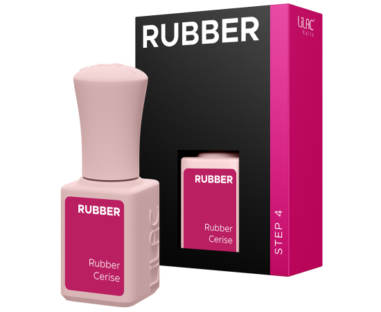 Гел лак Lilac Rubber Cerise,1,LilaCare Bulgaria