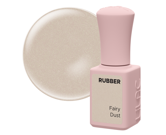 Гел лак Lilac Rubber Fairy Dust,1,LilaCare Bulgaria