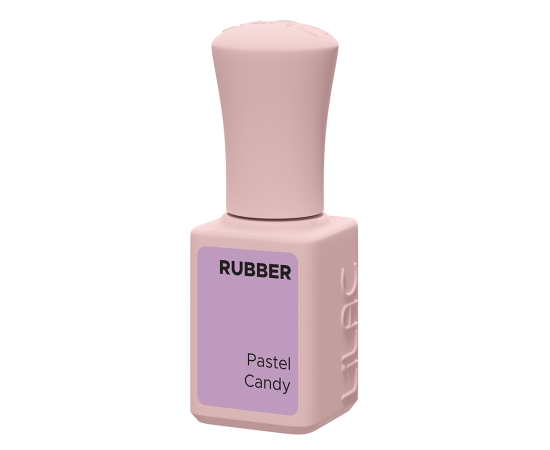 Гел лак Lilac Rubber Pastel Candy,2,LilaCare Bulgaria