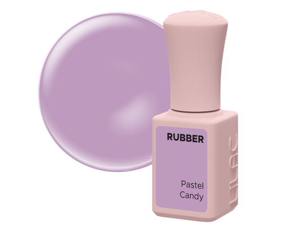 Гел лак Lilac Rubber Pastel Candy,1,LilaCare Bulgaria