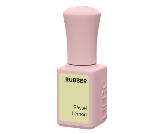 Гел лак Lilac Rubber Pastel Lemon,2,LilaCare Bulgaria