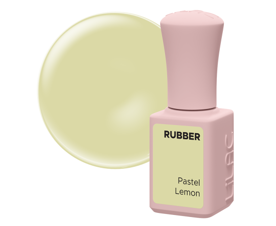 Гел лак Lilac Rubber Pastel Lemon,1,LilaCare Bulgaria