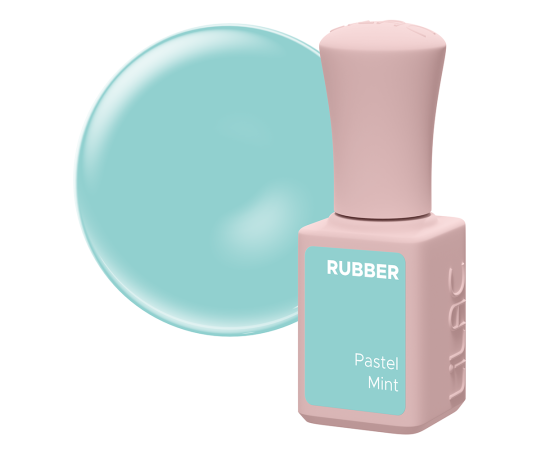 Гел лак Lilac Rubber Pastel Mint,1,LilaCare Bulgaria