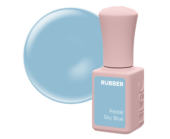 Гел лак Lilac Rubber Pastel Sky Blue,1,LilaCare Bulgaria