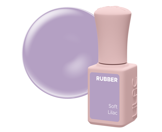 Гел лак Lilac Rubber Pastel Soft Lilac,1,LilaCare Bulgaria