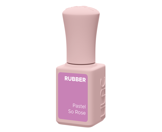 Гел лак Lilac Rubber Pastel So Rose,2,LilaCare Bulgaria